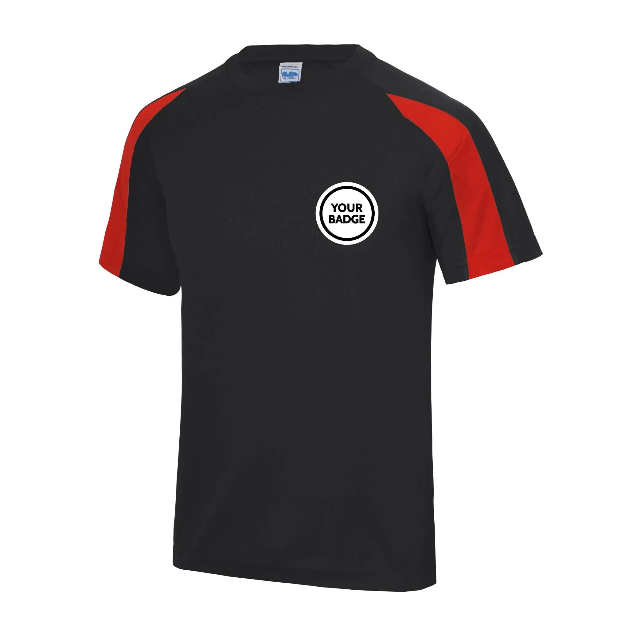 10th Royal Hussars Contrast Polyester T-Shirt