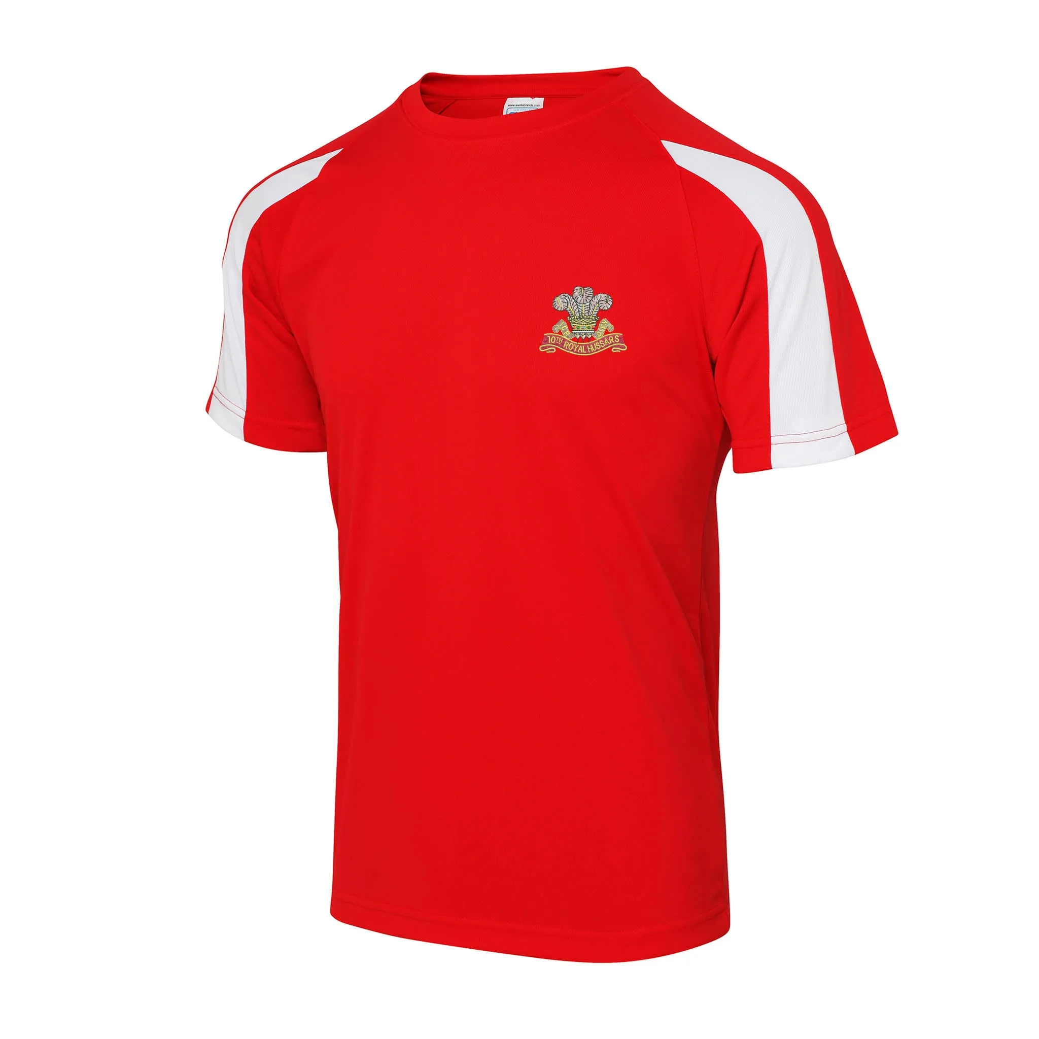 10th Royal Hussars Contrast Polyester T-Shirt