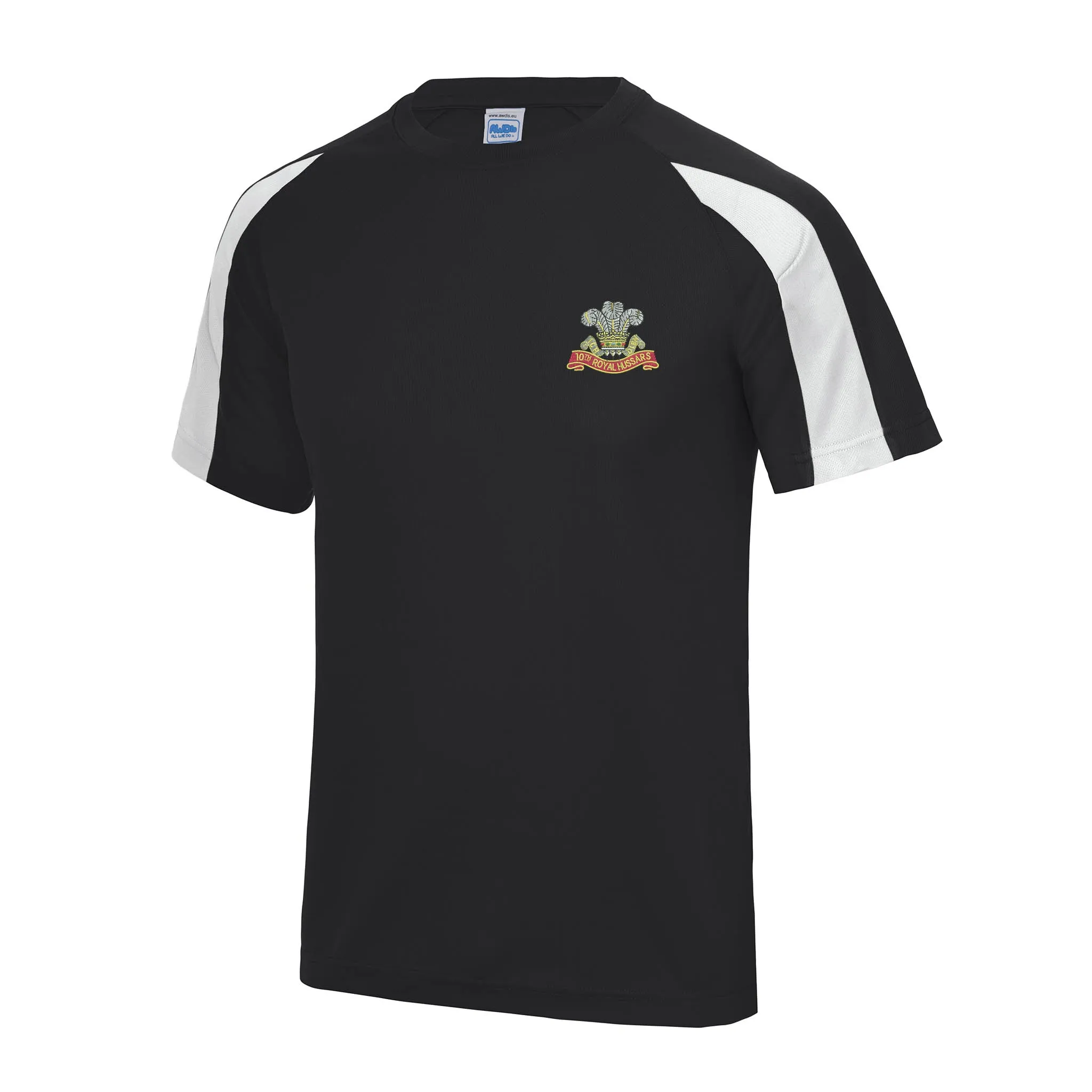 10th Royal Hussars Contrast Polyester T-Shirt