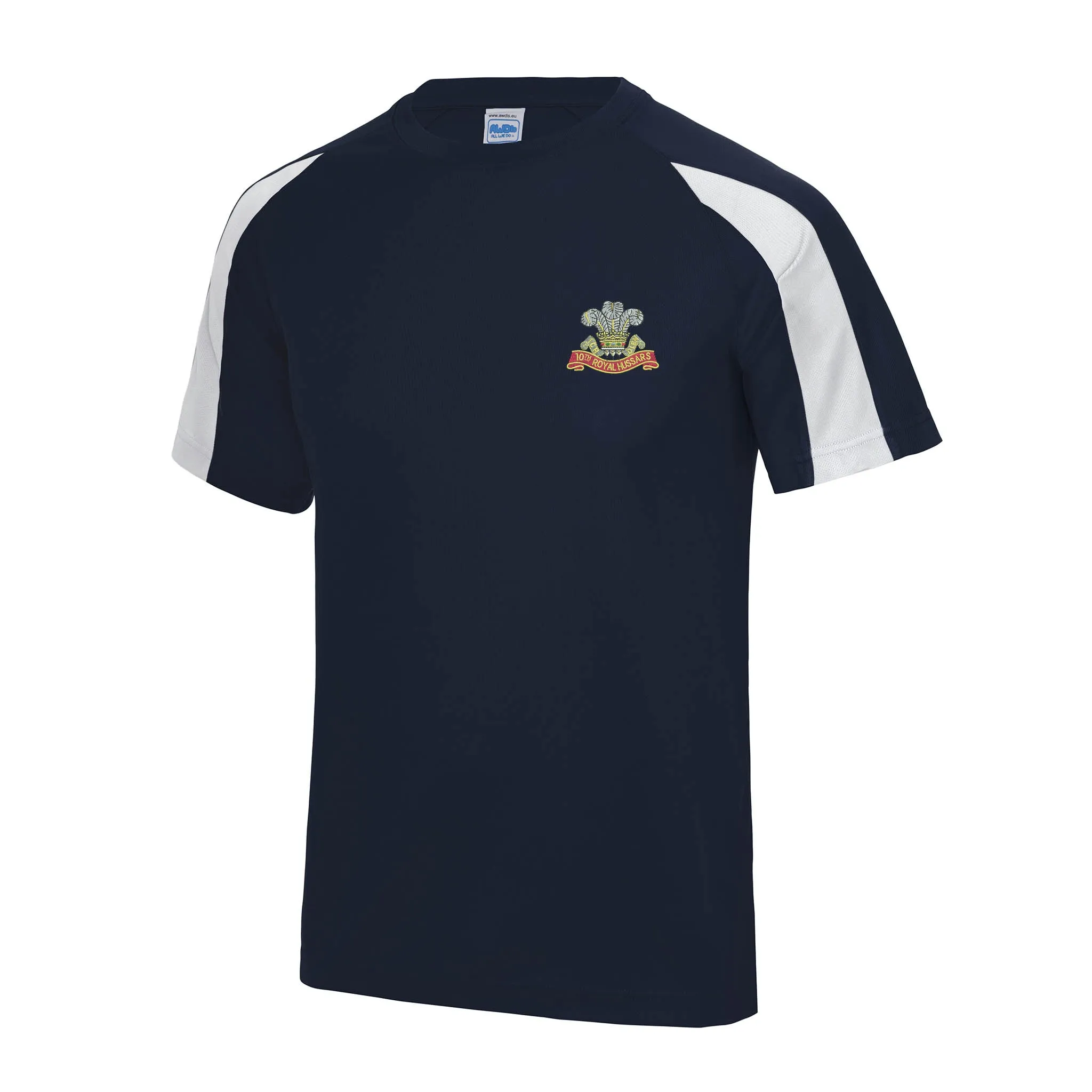 10th Royal Hussars Contrast Polyester T-Shirt