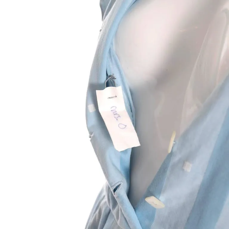 1950s Original Blue Vintage Dress Worn By Jessica Chastain Tree of Life Movie Costume