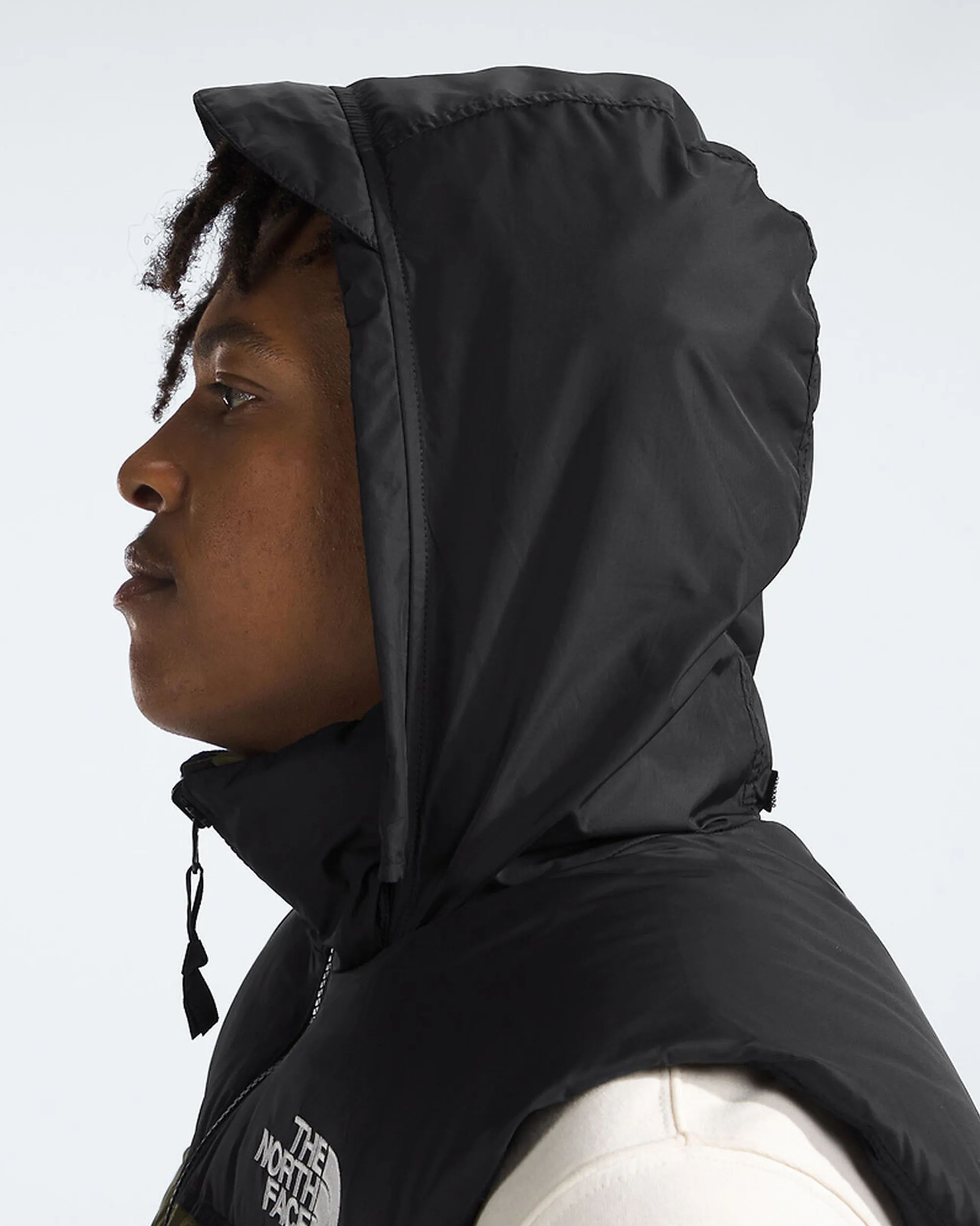 1996 Retro Nuptse Vest - Forrest Olive