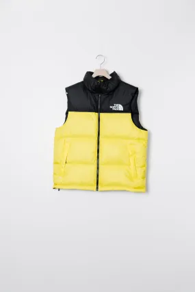 1996 Retro Nuptse Vest Lemon