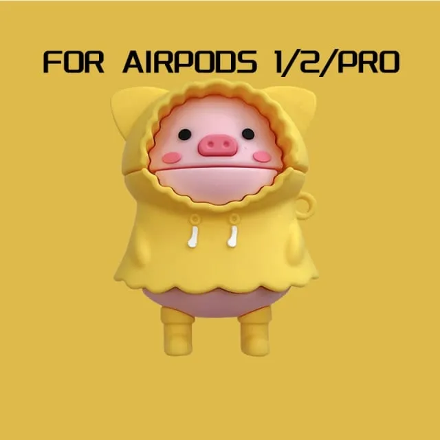 3D Cartoon AirPods Case
