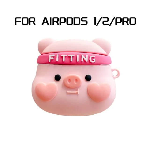 3D Cartoon AirPods Case