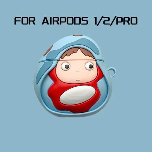 3D Cartoon AirPods Case