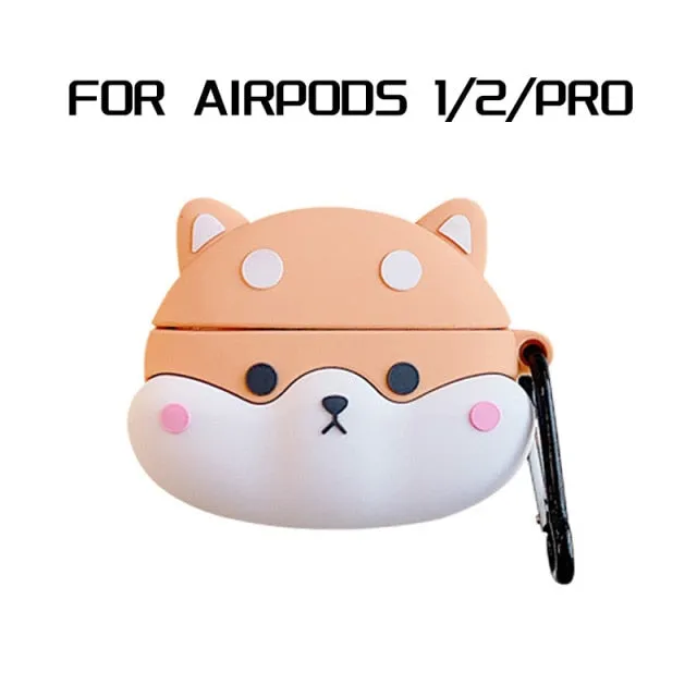 3D Cartoon AirPods Case
