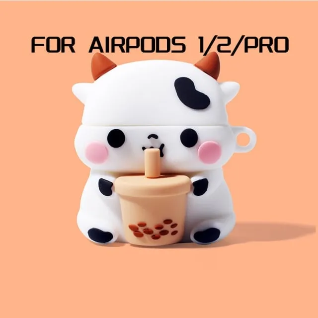 3D Cartoon AirPods Case