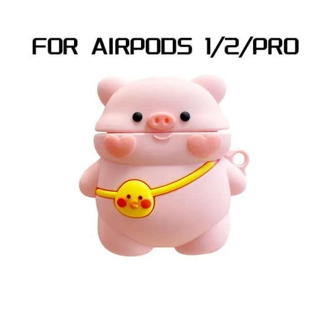 3D Cartoon AirPods Case