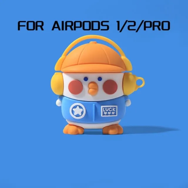 3D Cartoon AirPods Case
