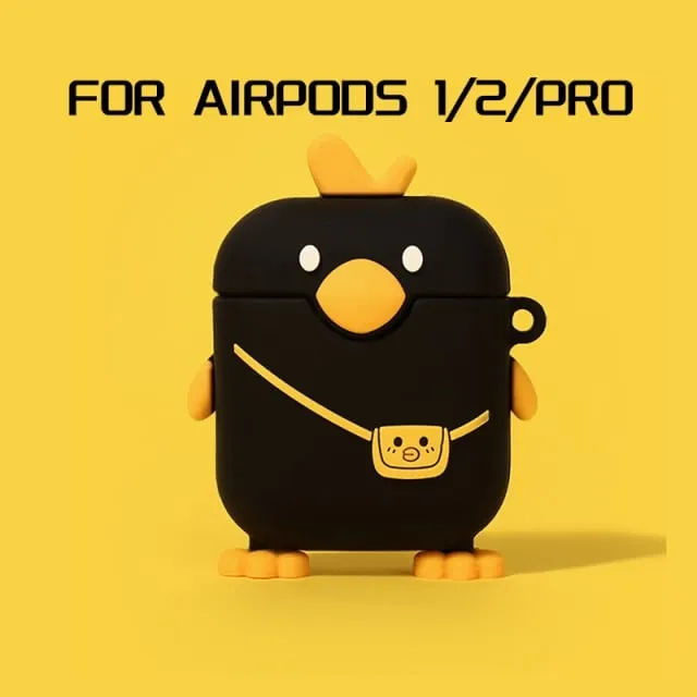 3D Cartoon AirPods Case