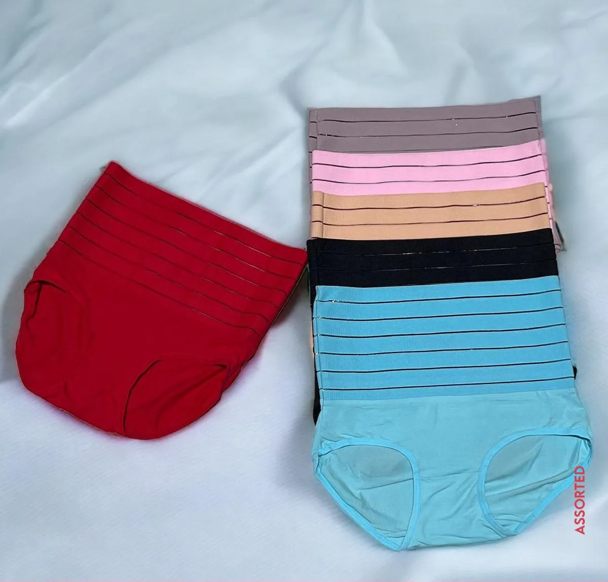 6 Pcs Women's High Waist Shaping Panties Underwear SF3002