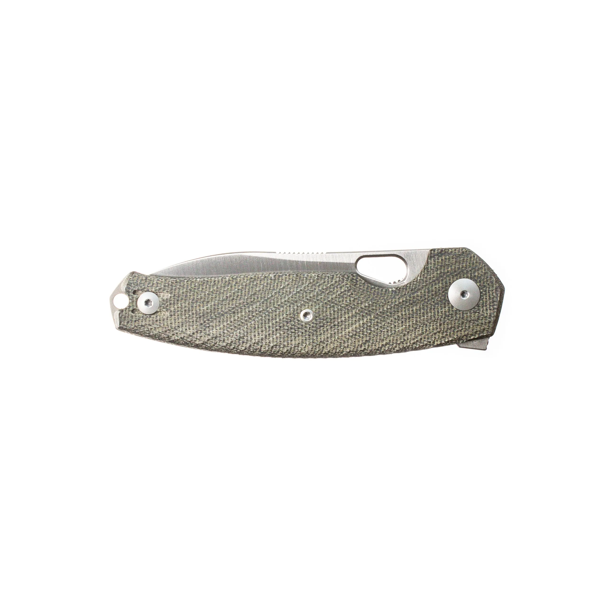 ACE Jagt - Green Canvas Micarta