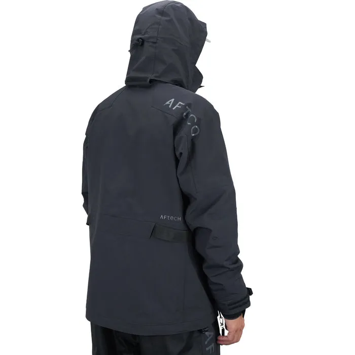 Aftco Hyrdronaut Waterproof Heavy-Duty Black Jacket