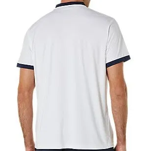 Asics Court Polo Men Tennis Shirt - Brilliant White/Midnight