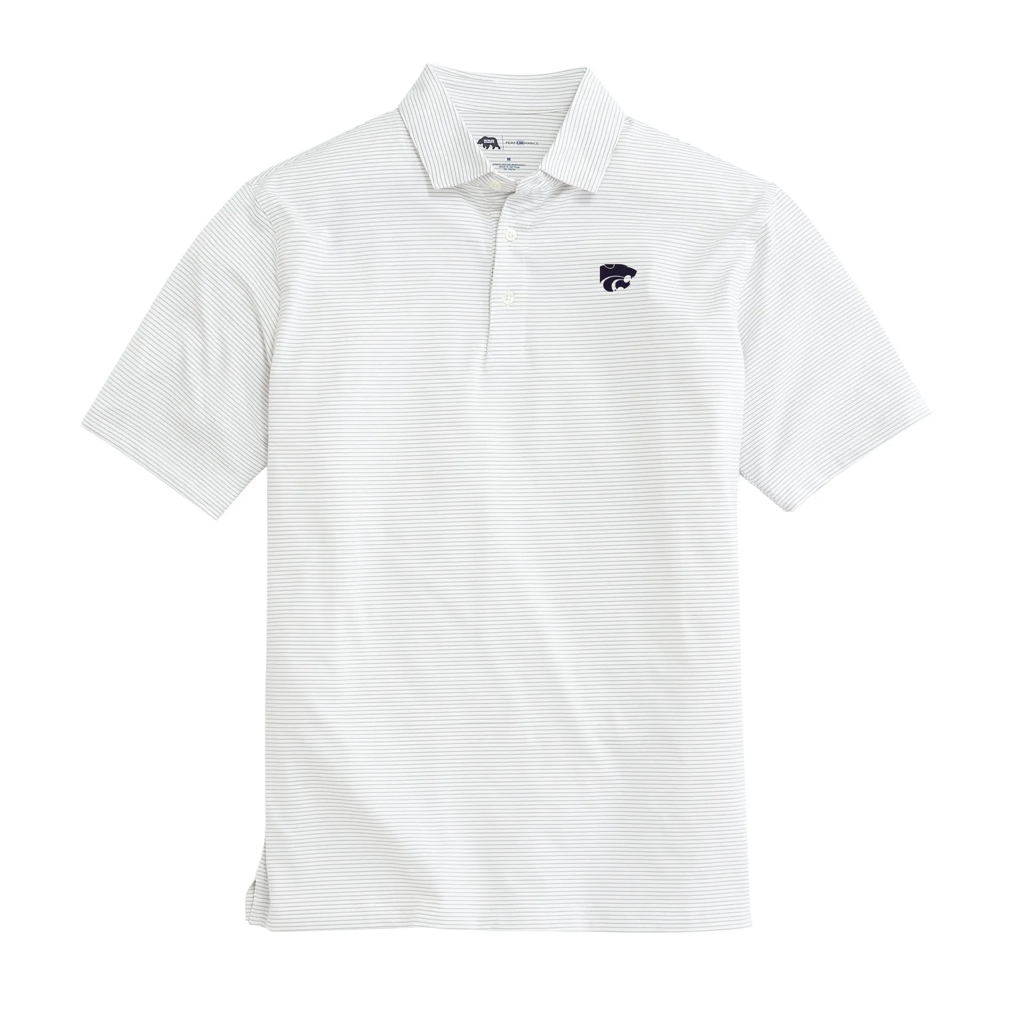 Birdie Stripe Kansas State Performance Polo