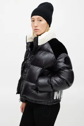 Black & Cream Chouelle Down Jacket