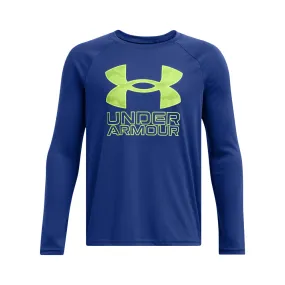 Boys' Under Armour Youth Tech Hybrid Print Longsleeve