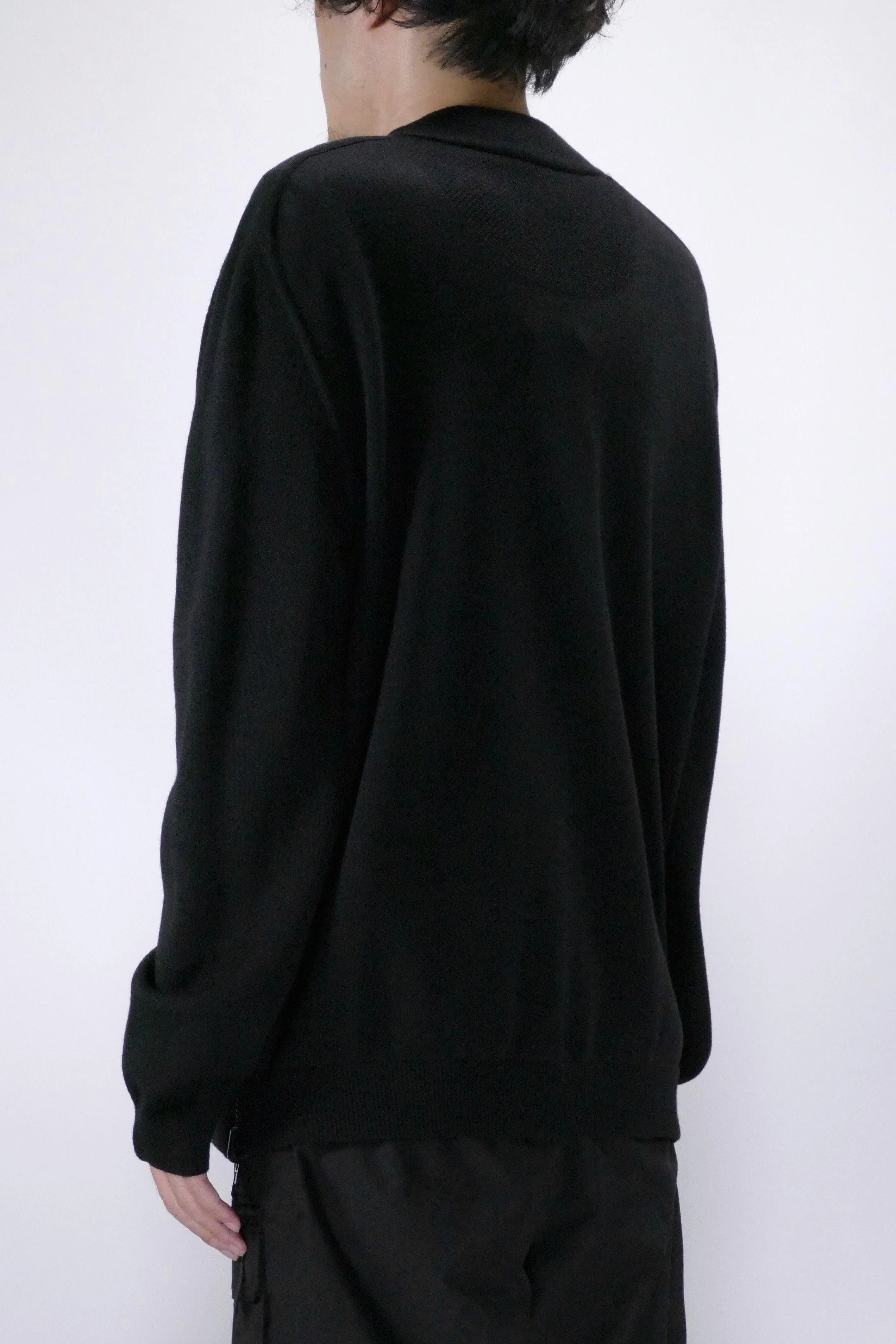 Canada Goose Mens Knit Hybridge Pullover Reversible Black