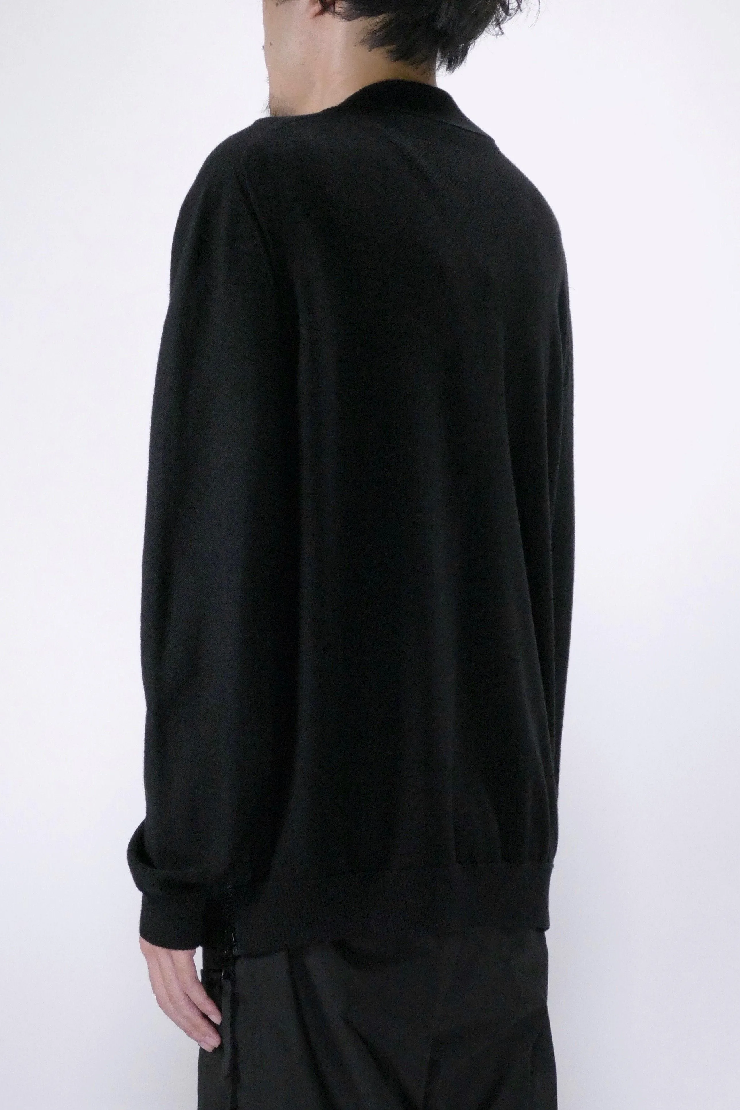 Canada Goose Mens Knit Hybridge Pullover Reversible Black