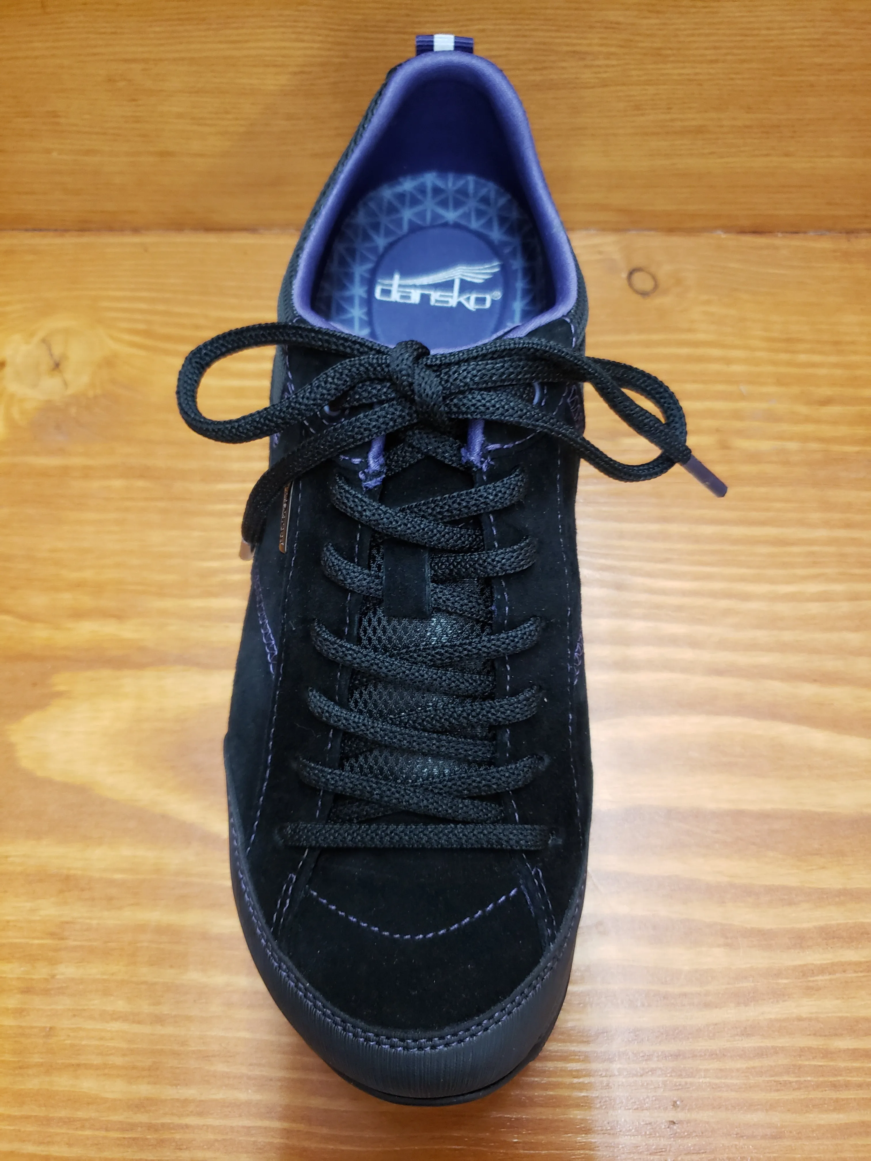 Dansko Paisley Black suede leather