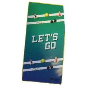 Emoji Microfibre Towel Sports