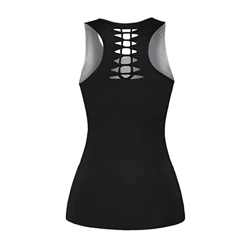 Fashion Women 3D Rooster Print Two Piece Yoga Set Vest Hollow Tank Top Legging Sport Fitness Quick Dry Set