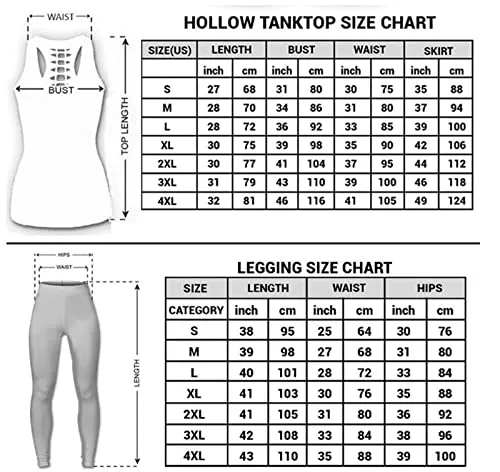 Fashion Women 3D Rooster Print Two Piece Yoga Set Vest Hollow Tank Top Legging Sport Fitness Quick Dry Set