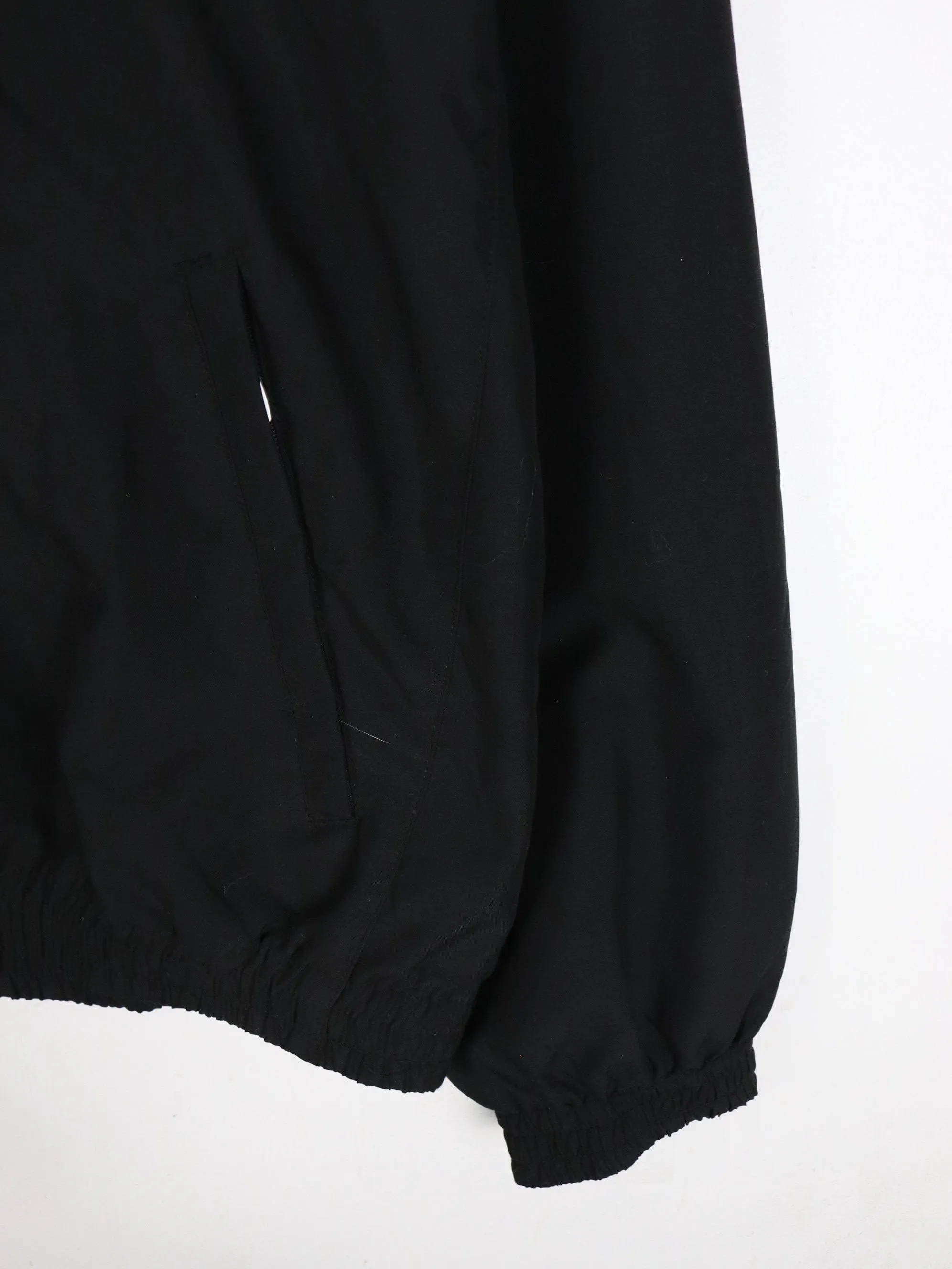 Fila Windbreaker Mens Large Black Jacket