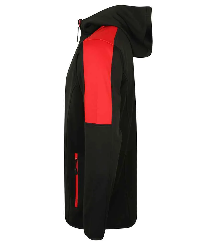 Finden   Hales Active Soft Shell Jacket | Black/Red