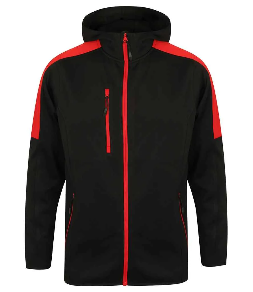 Finden   Hales Active Soft Shell Jacket | Black/Red