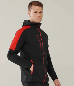 Finden   Hales Active Soft Shell Jacket | Black/Red