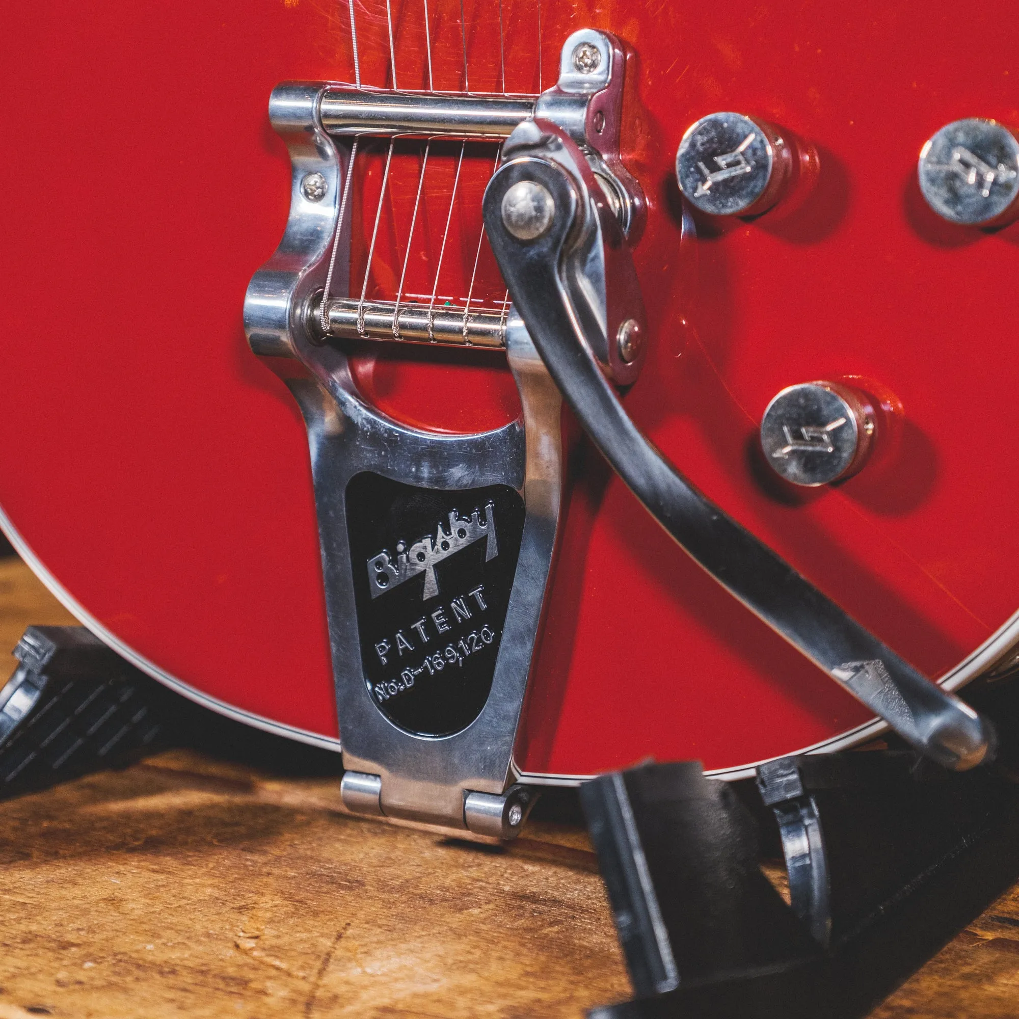 Gretsch 2018 G6131T Players Edition Jet, Bigsby, Firebird Red With OHSC - Used