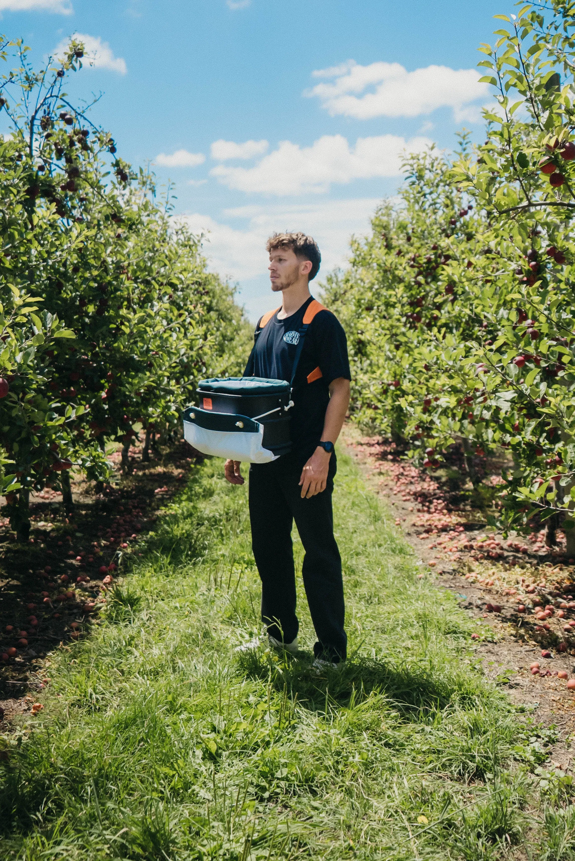 Harvestwear 21L Small Hard Shell Apple Picking Bucket with Support  Harness