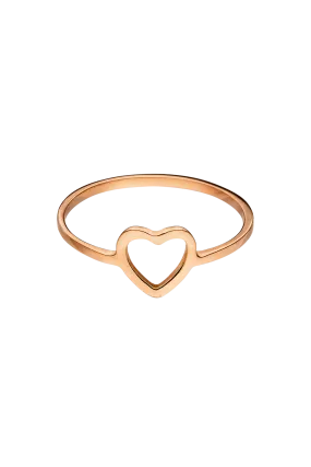Heart Ring Rose Gold