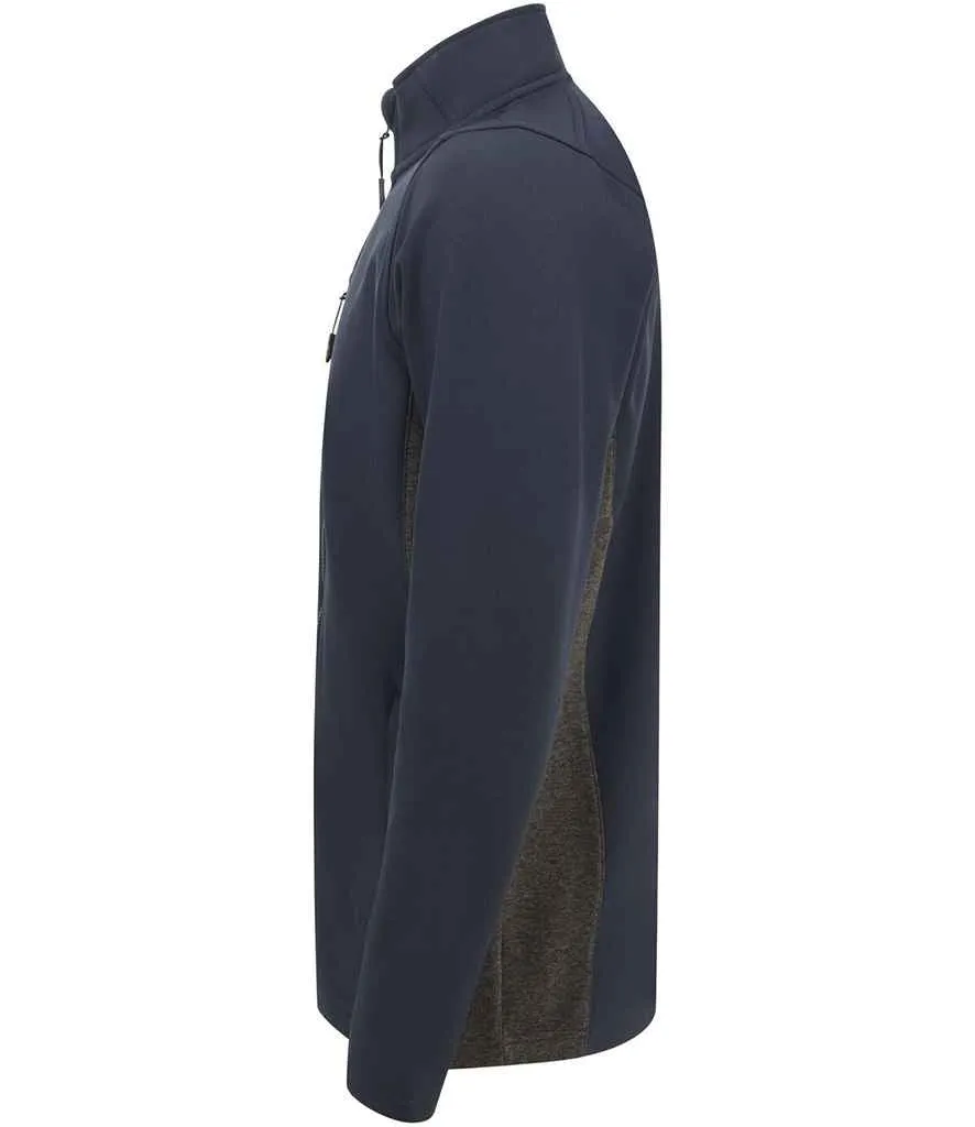 Henbury Unisex Contrast Soft Shell Jacket | Navy/Charcoal