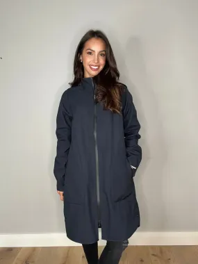 Ilse Jacobsen Rain 128 Soft Shell Raincoat in Navy