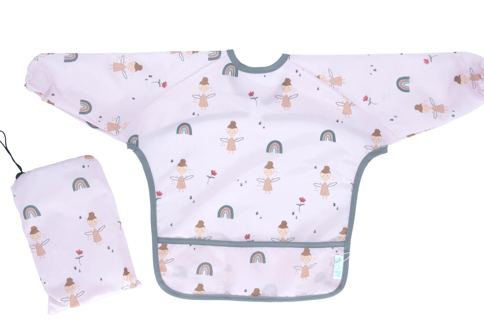 INOBY Weaning Waterproof Sleeved Bib