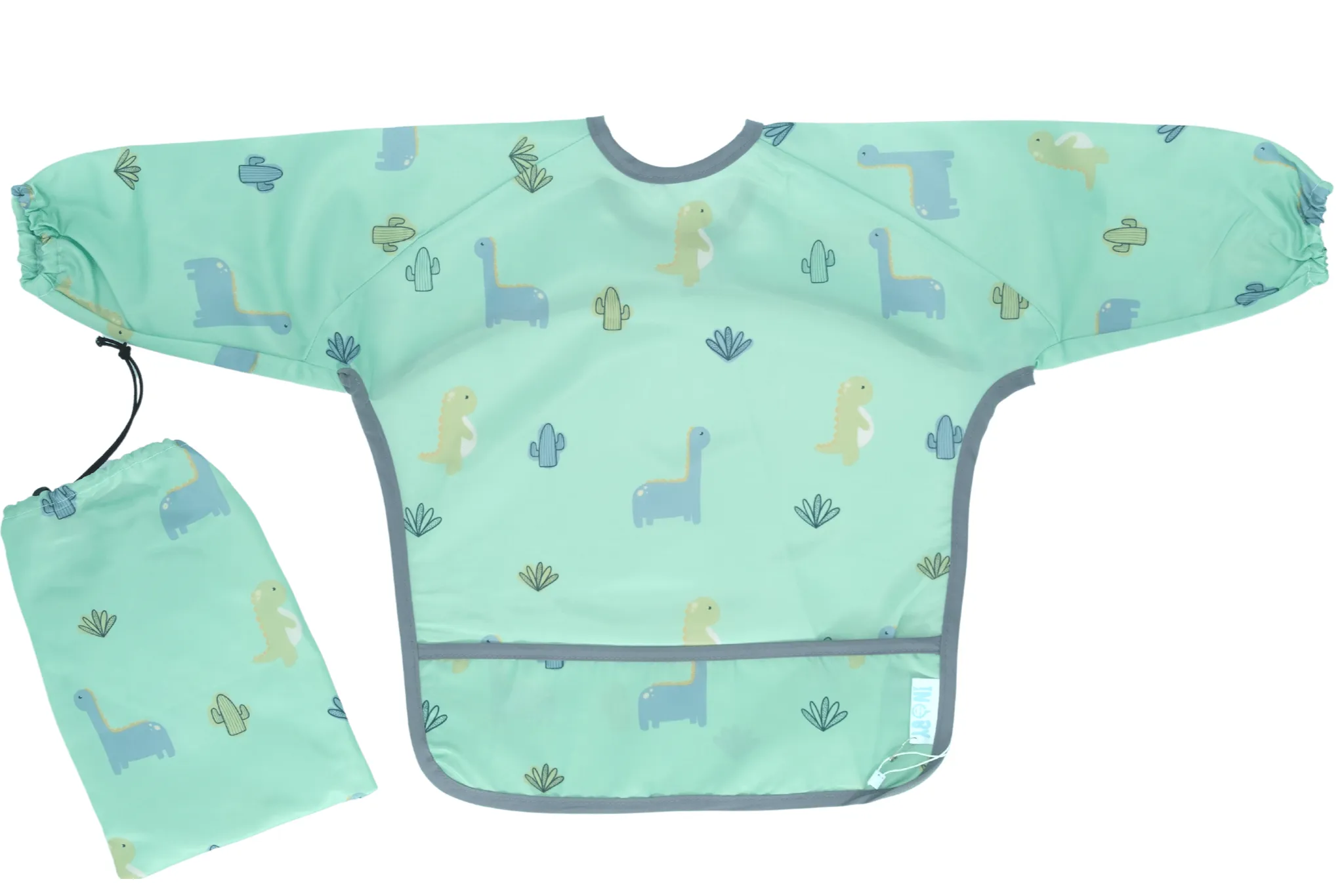 INOBY Weaning Waterproof Sleeved Bib
