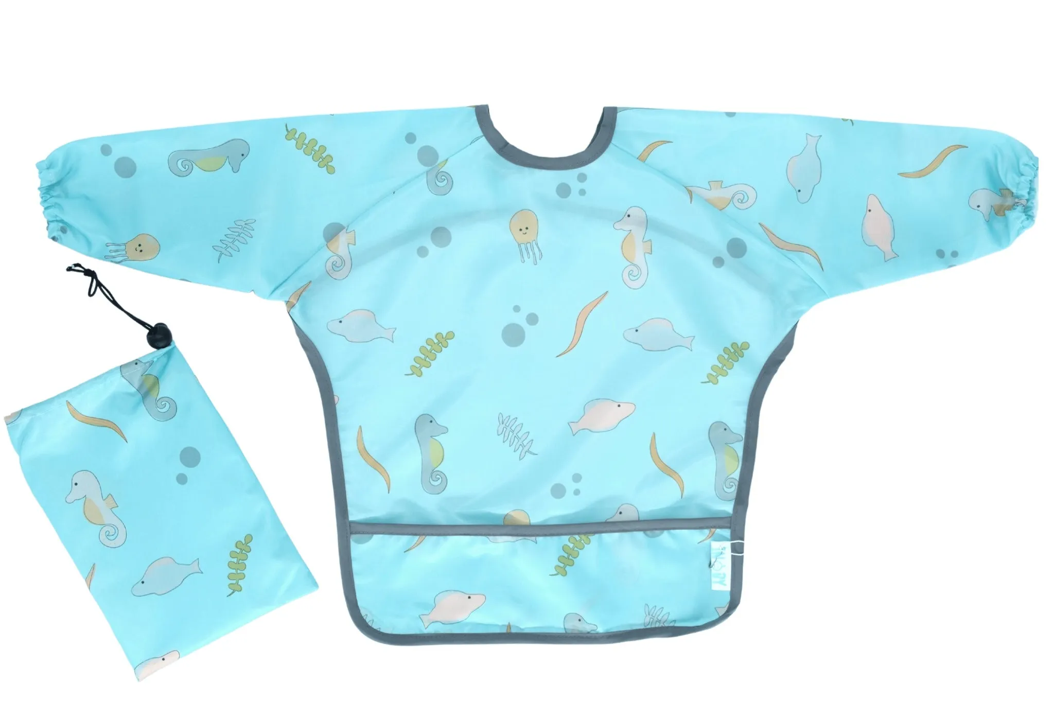INOBY Weaning Waterproof Sleeved Bib