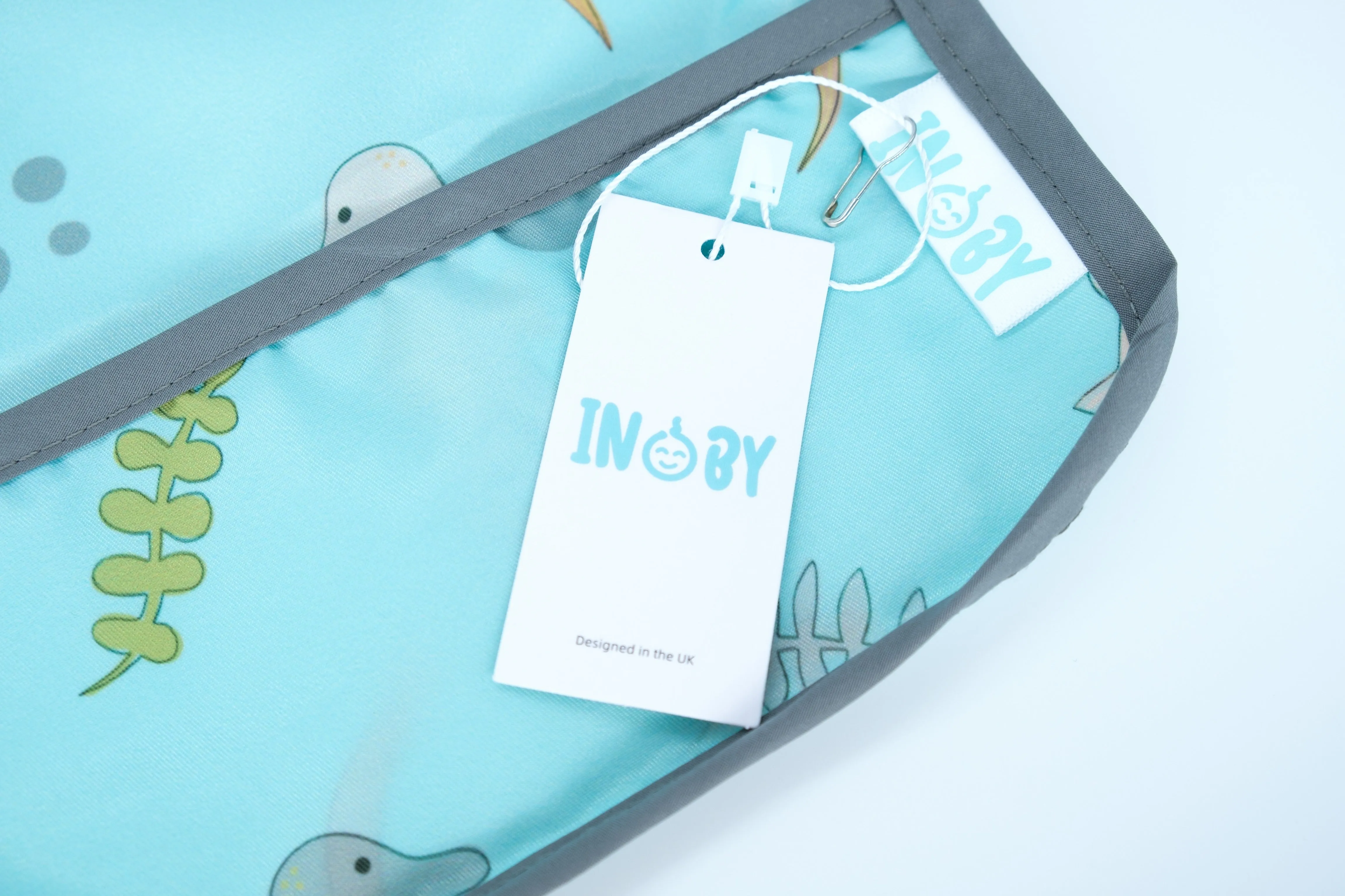 INOBY Weaning Waterproof Sleeved Bib