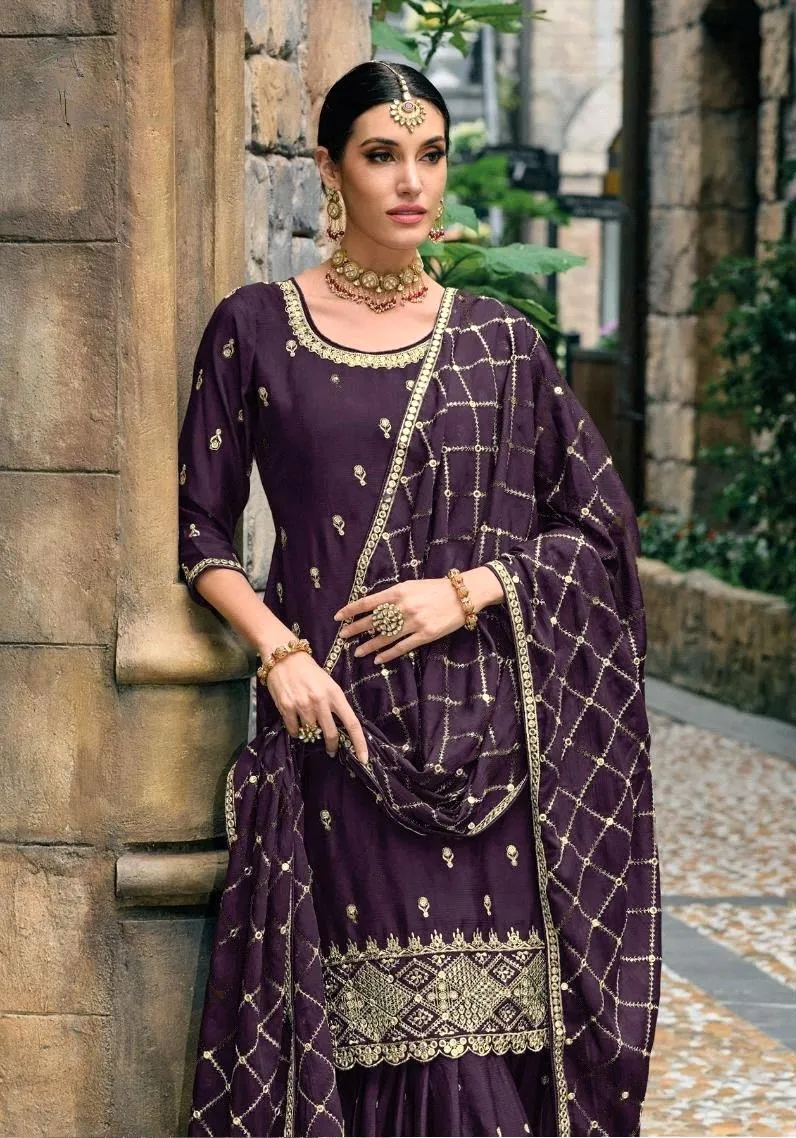 Jugani By Eba Designer Heavy Wedding Salwar Suit D.No. 1605