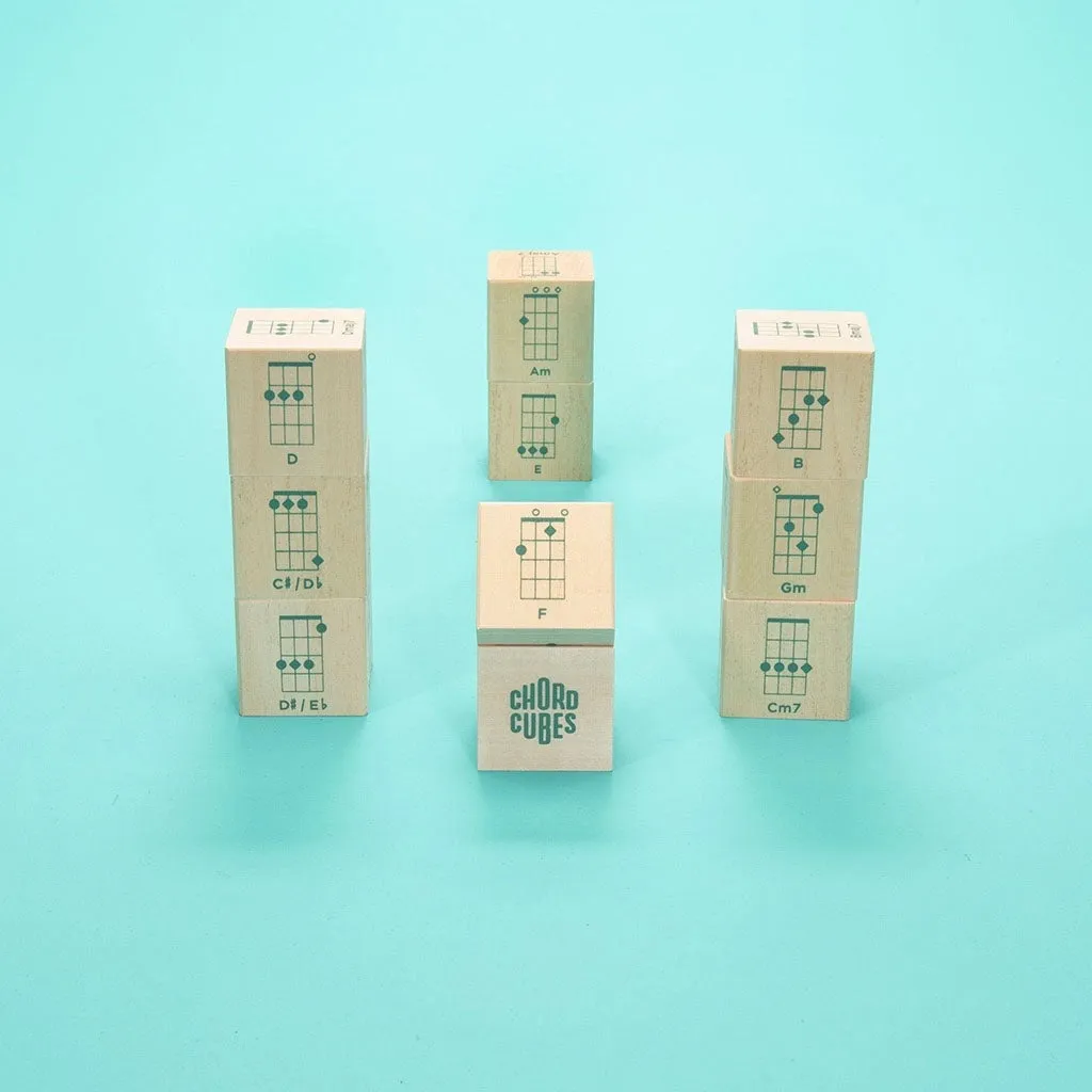 MA - Chord Cubes Ukulele Blocks