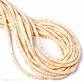 Melo Shell Heishi 3-4mm (16-Inch Strand)