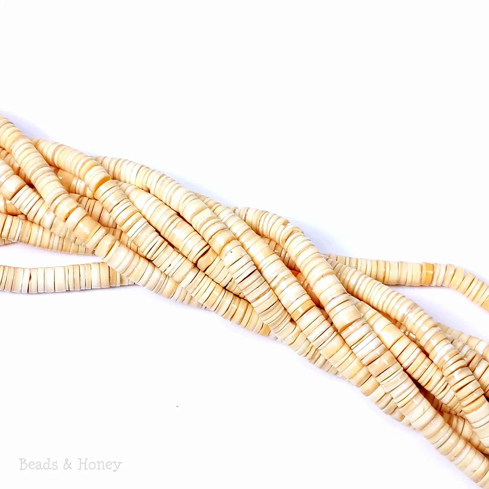 Melo Shell Heishi 6-7mm (16-Inch Strand)