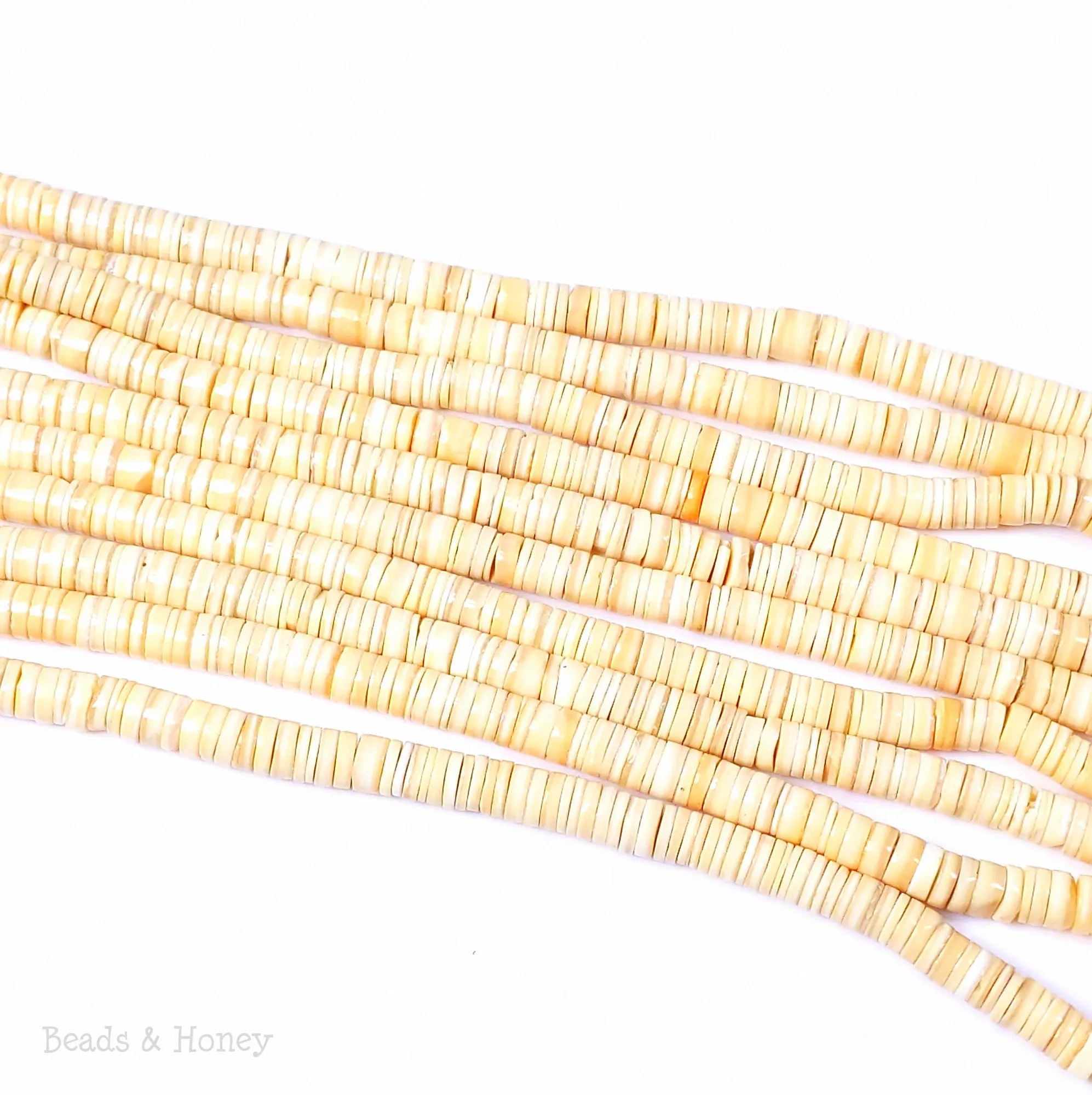 Melo Shell Heishi 6-7mm (16-Inch Strand)