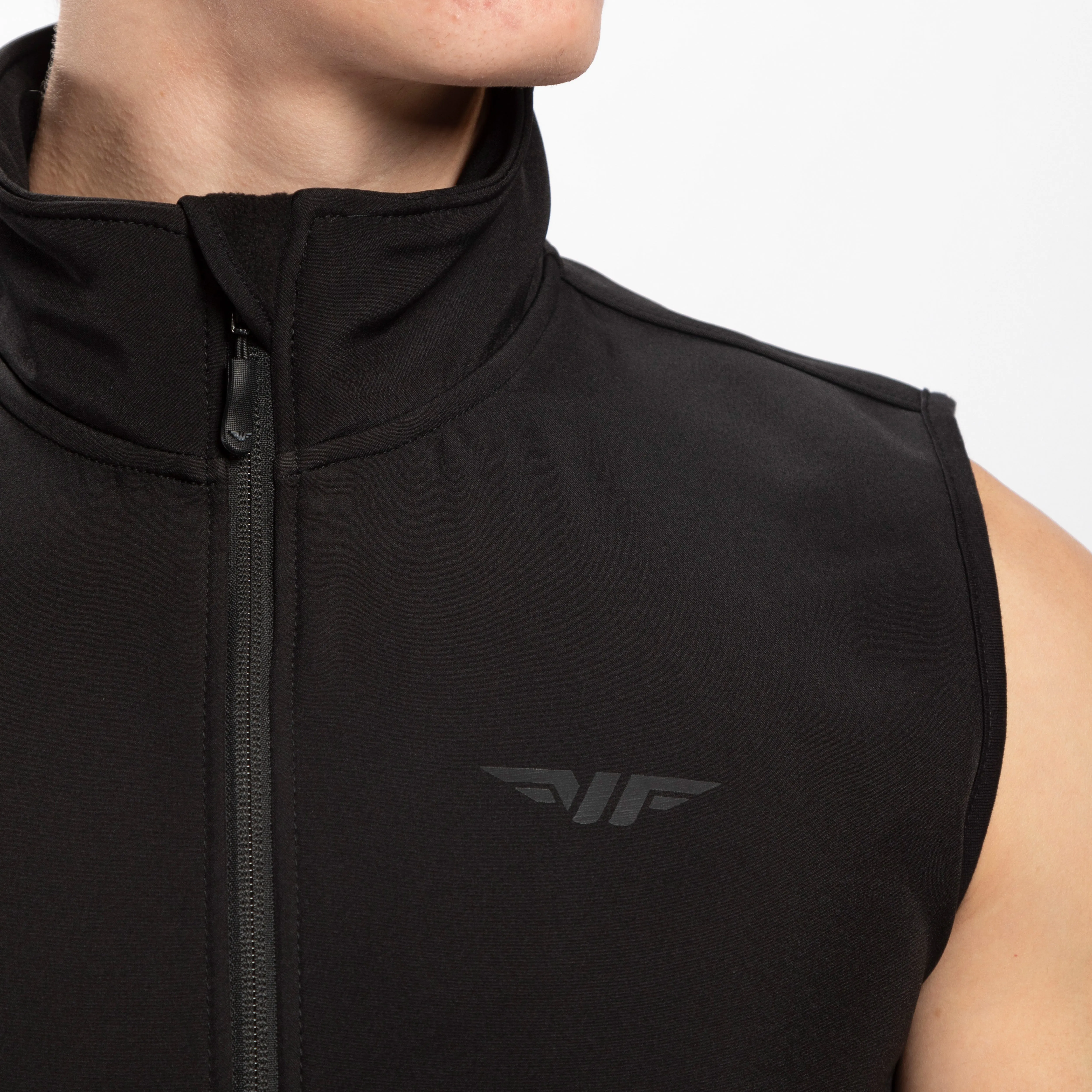 MEN MATRIXT ZIP VEST(BLACK)