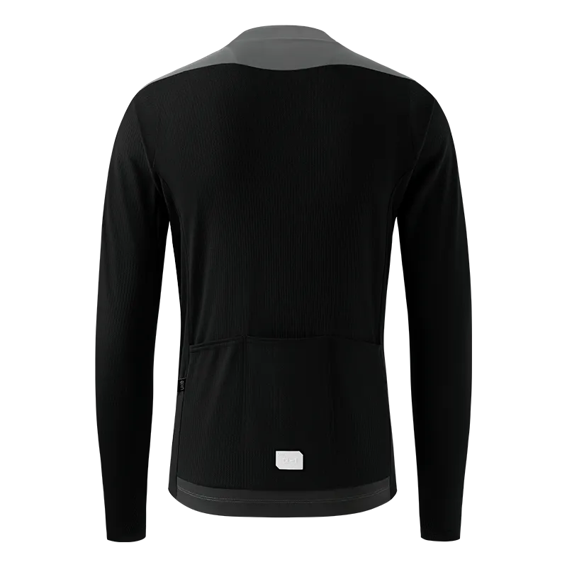 Men's Windproof Thermal Cycling Jacket  CL-1 Speed Shadow-Grey Black