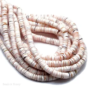 Mixed Luhuanus Shell Heishi 4-5mm (24-Inch Strand)