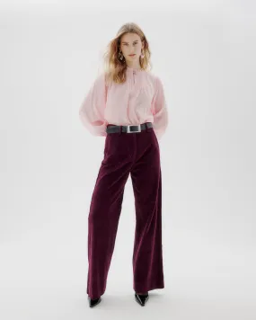 Moliin Womens Amber Trousers in Vibrant Purple